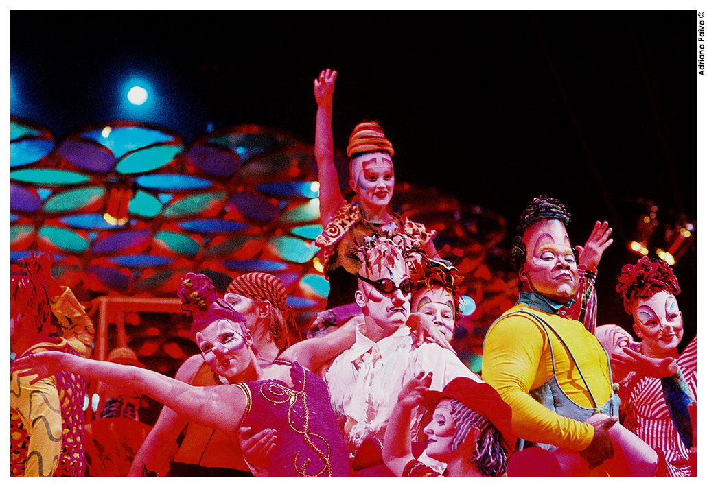 Cirque du Soleil | Espetáculo Saltimbanco / Apresentação para a imprensa - São Paulo / Brasil. Agosto 2006. Foto da jornalista Adriana Paiva