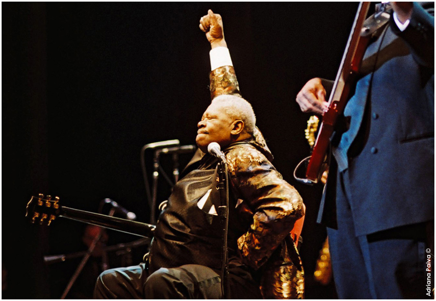 B.B. King | The Farewell Tour.  Via Funchal, São Paulo, 2006. Foto por Adriana Paiva.
